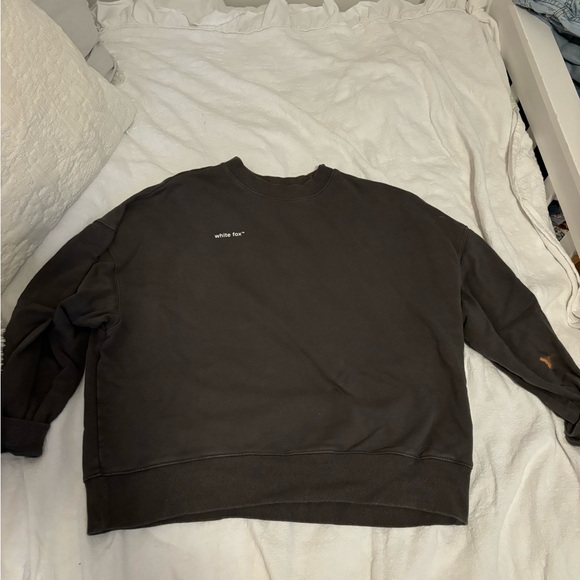 S/m white fox drew neck. Grey - Picture 2 of 4